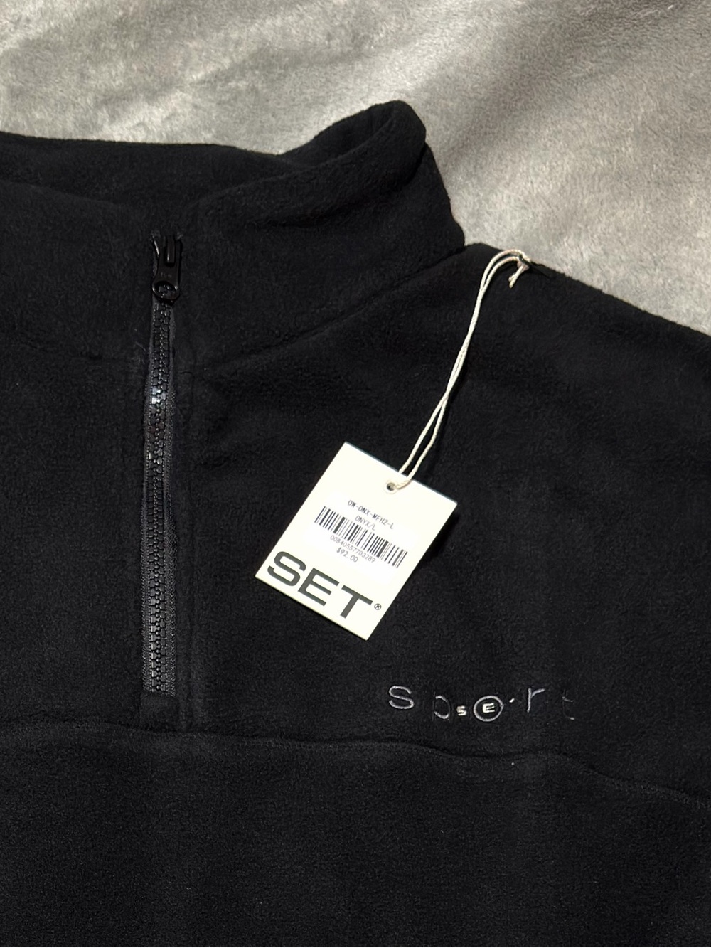 SET Active Core Collection Half Zip Microfleece Size L NWT - Picture 6 of 6